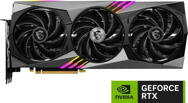 Alt view image 2 of 12 - MSI Gaming GeForce RTX 4070 Ti 12GB GDDR6X PCI Express 4.0 Graphics Card RTX 4070 Ti GAMING TRIO 12G