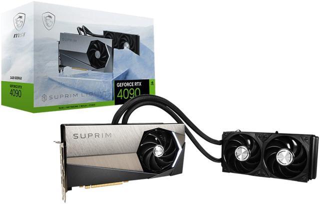 Alt view image 8 of 8 - MSI Suprim GeForce RTX 4090 24GB GDDR6X PCI Express 4.0 Graphics Card RTX 4090 SUPRIM LIQUID 24G