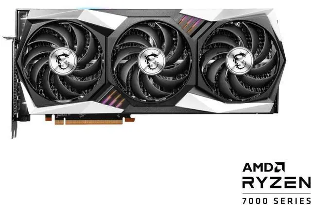 Alt view image 2 of 7 - MSI Gaming Radeon RX 7900 XT 20GB GDDR6 PCI Express 4.0 ATX Graphics Card RX 7900 XT GAMING TRIO CLASSIC 20G