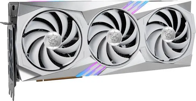 Alt view image 5 of 12 - MSI Gaming GeForce RTX 4080 16GB GDDR6X PCI Express 4.0 ATX Graphics Card RTX 4080 16GB GAMING X TRIO WHITE