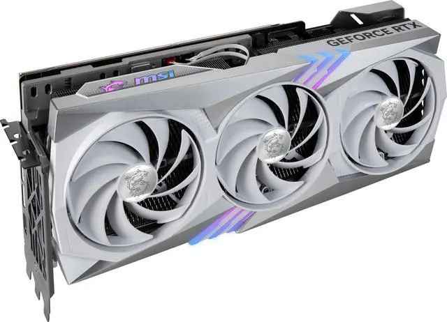 Alt view image 6 of 12 - MSI Gaming GeForce RTX 4080 16GB GDDR6X PCI Express 4.0 ATX Graphics Card RTX 4080 16GB GAMING X TRIO WHITE