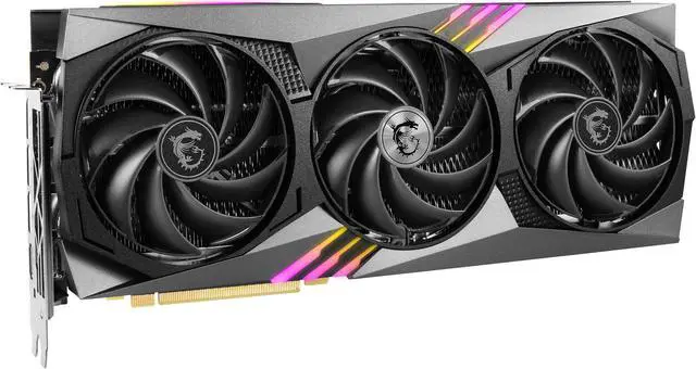 Alt view image 5 of 10 - MSI Gaming GeForce RTX 4070 12GB GDDR6X PCI Express 4.0 ATX Graphics Card RTX 4070 GAMING X TRIO 12G