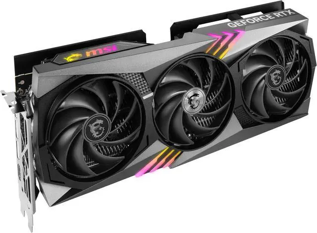 Alt view image 6 of 10 - MSI Gaming GeForce RTX 4070 12GB GDDR6X PCI Express 4.0 ATX Graphics Card RTX 4070 GAMING X TRIO 12G