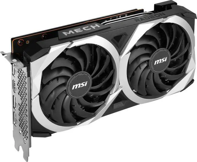 Alt view image 5 of 9 - MSI Mech Radeon RX 7600 8GB GDDR6 PCI Express 4.0 x8 ATX Graphics Card RX 7600 MECH 2X CLASSIC 8G OC
