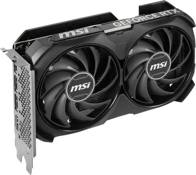 Alt view image 6 of 10 - MSI Ventus GeForce RTX 4060 Ti 8GB GDDR6 PCI Express 4.0 x8 ATX Graphics Card RTX 4060 Ti VENTUS 2X BLACK 8G OC
