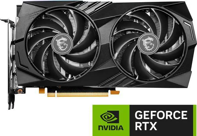 Alt view image 2 of 9 - MSI Gaming GeForce RTX 4060 8GB GDDR6 PCI Express 4.0 x8 ATX Graphics Card RTX 4060 GAMING 8G