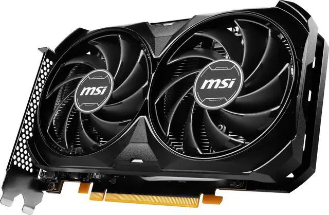 Alt view image 4 of 10 - MSI Ventus GeForce RTX 4060 8GB GDDR6 PCI Express 4.0 x8 ATX Graphics Card RTX 4060 VENTUS 2X BLACK 8G
