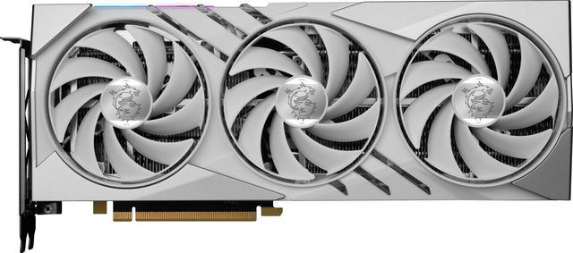 MSI Gaming GeForce RTX 4060 Ti 16GB GDDR6 PCI Express 4.0 x8 ATX Video Card  RTX 4060 Ti GAMING X SLIM WHITE 16G