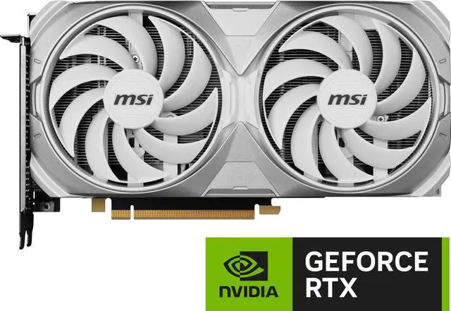 Alt view image 2 of 9 - MSI Ventus GeForce RTX 4070 12GB GDDR6X PCI Express 4.0 ATX Graphics Card RTX 4070 VENTUS 2X WHITE 12G OC