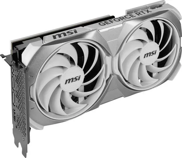 Alt view image 4 of 9 - MSI Ventus GeForce RTX 4070 12GB GDDR6X PCI Express 4.0 ATX Graphics Card RTX 4070 VENTUS 2X WHITE 12G OC
