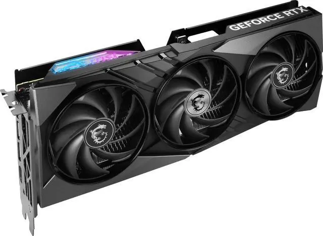 Alt view image 6 of 10 - MSI Gaming GeForce RTX 4060 Ti 16GB GDDR6 PCI Express 4.0 x8 ATX Graphics Card RTX 4060 TI GAMING X SLIM 16G