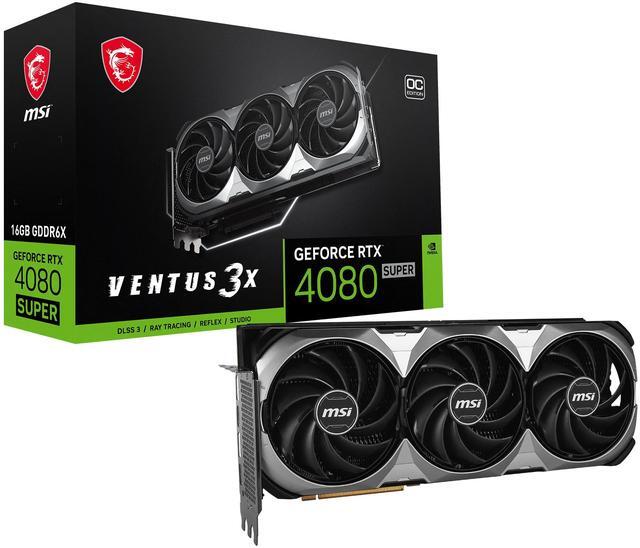 Alt view image 12 of 12 - MSI Ventus GeForce RTX 4080 SUPER 16GB GDDR6X PCI Express 4.0 Graphics Card RTX 4080 SUPER 16G VENTUS 3X OC