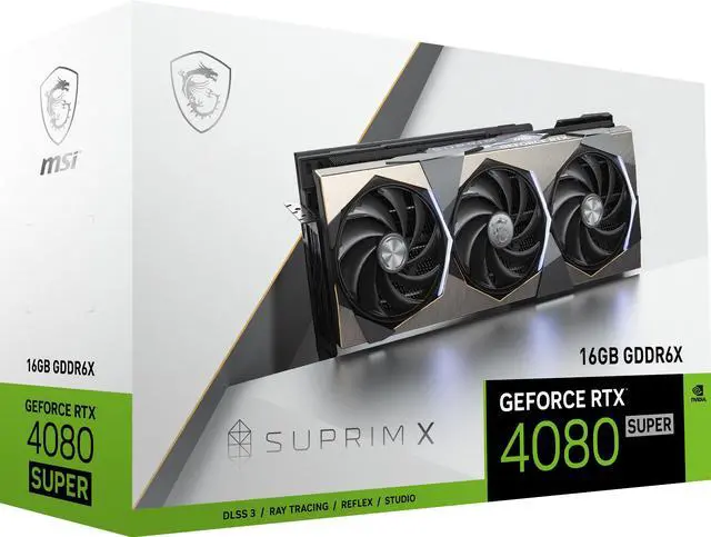 Alt view image 12 of 13 - MSI Suprim GeForce RTX 4080 SUPER 16GB GDDR6X PCI Express 4.0 Graphics Card RTX 4080 SUPER 16G SUPRIM X