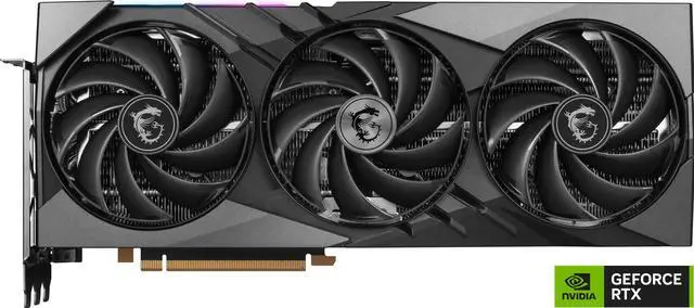 Alt view image 2 of 12 - MSI GeForce RTX 4080 SUPER 16GB GDDR6X PCI Express 4.0 Graphics Card RTX 4080 SUPER 16G GAMING X SLIM