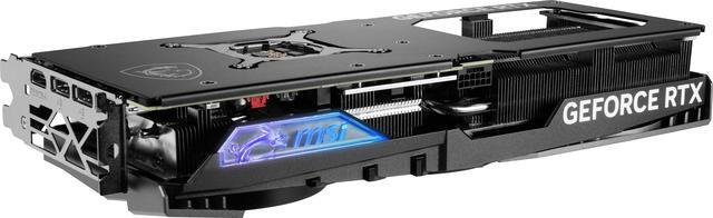 Alt view image 6 of 10 - MSI Gaming GeForce RTX 4070 Ti SUPER 16GB GDDR6X PCI Express 4.0 ATX Graphics Card RTX 4070 Ti SUPER 16G GAMING X SLIM