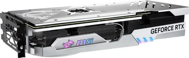 Alt view image 7 of 13 - MSI Gaming GeForce RTX 4070 Ti SUPER 16GB GDDR6X PCI Express 4.0 ATX Graphics Card RTX 4070 Ti SUPER 16G GAMING X TRIO WHITE