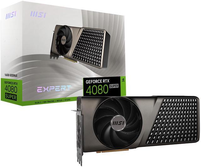 Alt view image 10 of 10 - MSI EXPERT GeForce RTX 4080 SUPER 16GB GDDR6X PCI Express 4.0 Graphics Card RTX 4080 SUPER 16G EXPERT