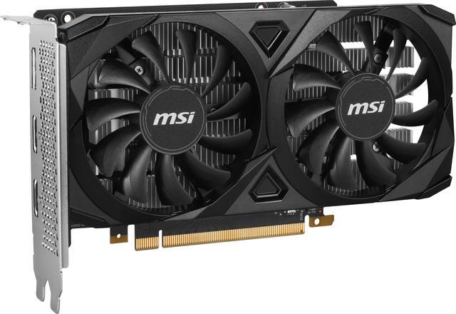 Alt view image 4 of 6 - MSI Ventus GeForce RTX 3050 6GB GDDR6 PCI Express 4.0 x8 ATX Graphics Card RTX 3050 VENTUS 2X 6G OC
