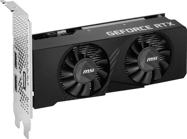 Alt view image 5 of 7 - MSI LP GeForce RTX 3050 6GB GDDR6 PCI Express 4.0 x8 ATX Graphics Card RTX 3050 LP 6G OC
