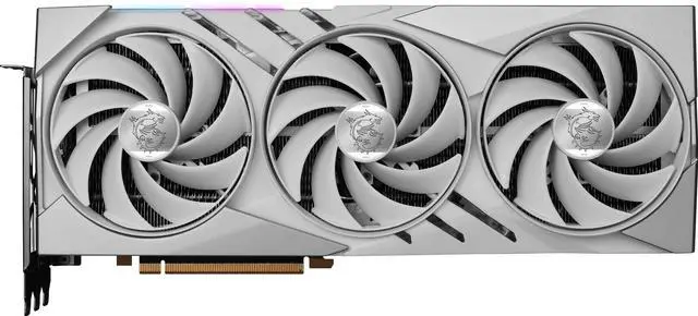 Main image of MSI Gaming GeForce RTX 4080 SUPER 16GB GDDR6X PCI Express 4.0 ATX Graphics Card RTX 4080 SUPER 16G GAMING X SLIM WHITE