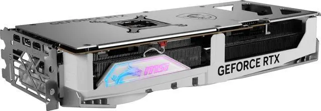 Alt view image 6 of 10 - MSI Gaming GeForce RTX 4080 SUPER 16GB GDDR6X PCI Express 4.0 ATX Graphics Card RTX 4080 SUPER 16G GAMING X SLIM WHITE