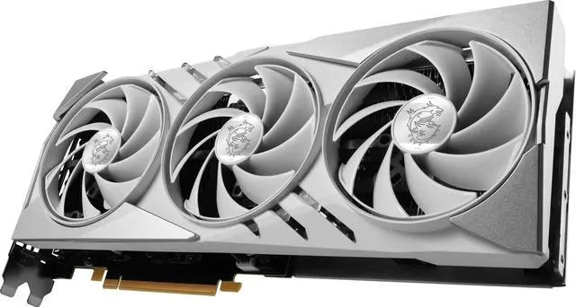 Alt view image 4 of 12 - MSI Gaming GeForce RTX 4070 Ti SUPER 16GB GDDR6X PCI Express 4.0 x16 ATX Graphics Card RTX 4070 Ti SUPER 16G GAMING X SLIM WHITE