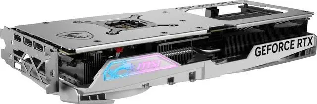 Alt view image 7 of 12 - MSI Gaming GeForce RTX 4070 Ti SUPER 16GB GDDR6X PCI Express 4.0 x16 ATX Graphics Card RTX 4070 Ti SUPER 16G GAMING X SLIM WHITE