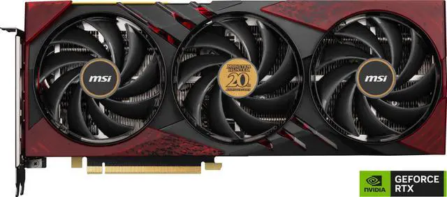 Alt view image 2 of 18 - MSI Gaming GeForce RTX 4060 Ti 8GB GDDR6 PCI Express 4.0 x8 ATX Graphics Card RTX 4060 Ti 8G GAMING SLIM MONSTER HUNTER EDITION