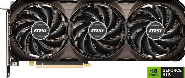 Alt view image 2 of 12 - MSI SHADOW GeForce RTX 4070 Ti SUPER 16GB GDDR6X PCI Express 4.0 ATX Graphics Card RTX 4070 Ti SUPER 16G SHADOW 3X OC