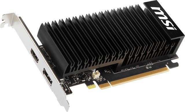 Alt view image 2 of 6 - MSI GeForce GT 1030 4GB GDDR4 PCI Express 3.0 x16 (uses x4) ATX Graphics Card GT 1030 4GHD4 LP OC