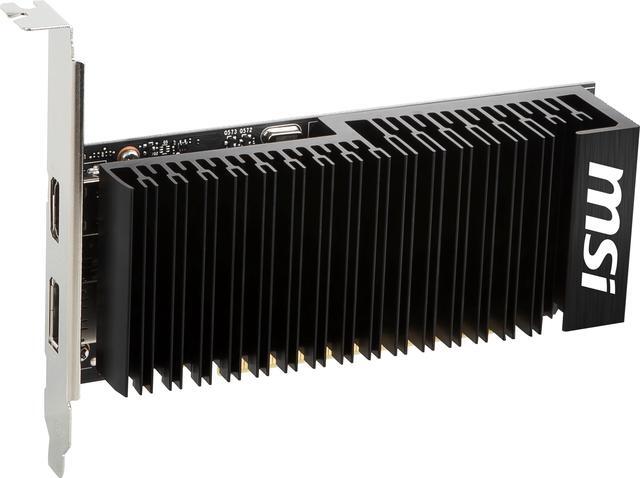 Alt view image 3 of 6 - MSI GeForce GT 1030 4GB GDDR4 PCI Express 3.0 x16 (uses x4) ATX Graphics Card GT 1030 4GHD4 LP OC