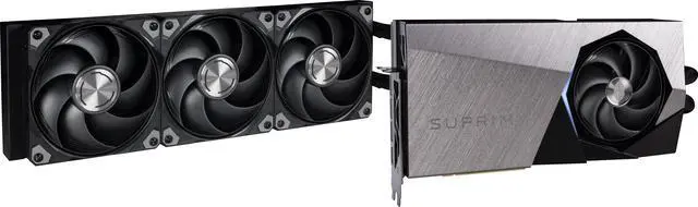 Alt view image 6 of 11 - MSI Suprim GeForce RTX 5080 16GB GDDR7 PCI Express 5.0 x16 Graphics Card RTX 5080 16G SUPRIM LIQUID SOC