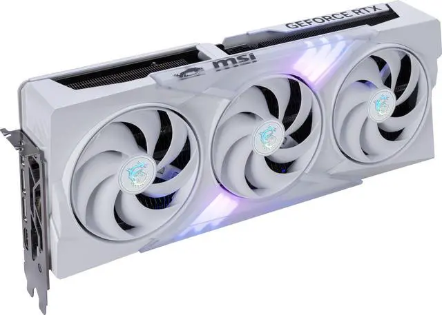 Alt view image 6 of 13 - MSI Gaming GeForce RTX 5080 16GB GDDR7 PCI Express 5.0 Graphics Card RTX 5080 16G GAMING TRIO OC WHITE
