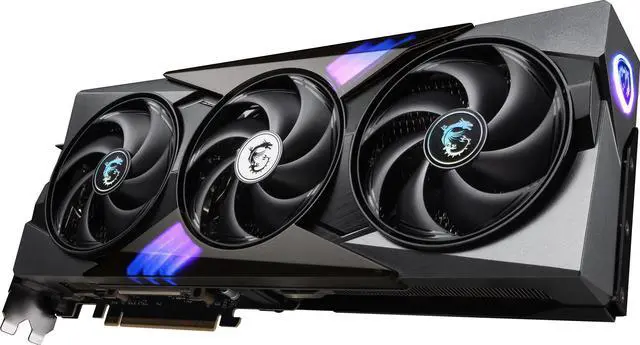 Alt view image 4 of 11 - MSI Gaming GeForce RTX 5080 16GB GDDR7 PCI Express 5.0 Graphics Card RTX 5080 16G GAMING TRIO OC