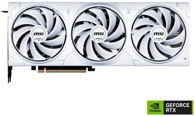 Alt view image 2 of 8 - MSI Ventus GeForce RTX 5080 16GB GDDR7 PCI Express 5.0 Graphics Card RTX 5080 16G VENTUS 3X OC WHITE