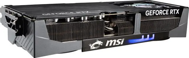 Alt view image 7 of 12 - MSI Gaming GeForce RTX 5090 32GB GDDR7 PCI Express 5.0 Graphics Card RTX 5090 32G GAMING TRIO OC