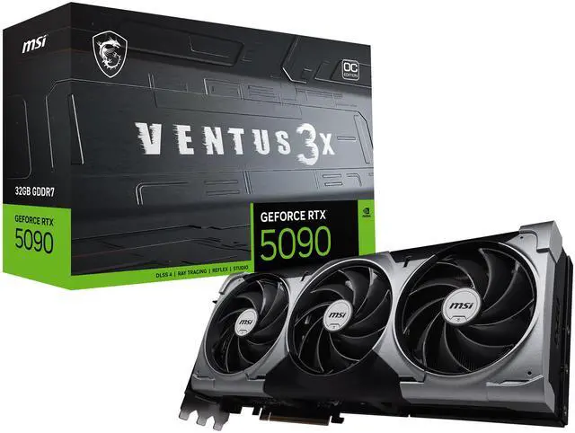 Alt view image 11 of 11 - MSI Ventus GeForce RTX 5090 32GB GDDR7 PCI Express 5.0 Graphics Card RTX 5090 32G VENTUS 3X OC