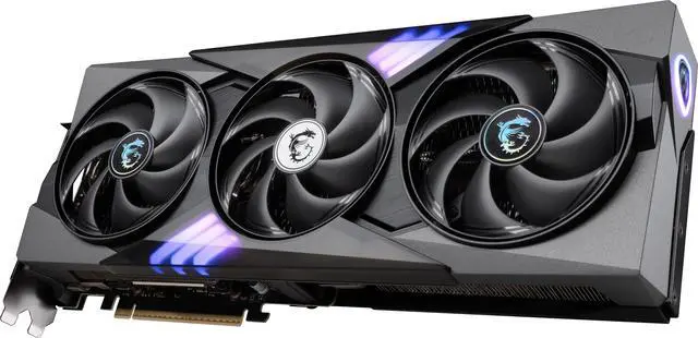 Alt view image 4 of 13 - MSI Gaming GeForce RTX 5070 Ti 16GB GDDR7 PCI Express 5.0 Graphics Card RTX 5070 Ti 16G GAMING TRIO OC PLUS