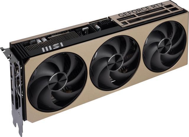Alt view image 4 of 13 - MSI INSPIRE GeForce RTX 5070 Ti 16GB GDDR7 PCI Express 5.0 Graphics Card RTX 5070 Ti 16G INSPIRE 3X OC PLUS