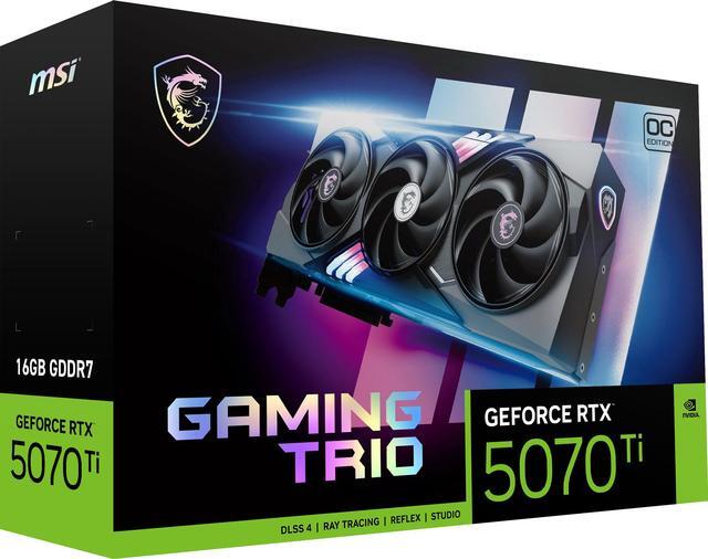 Alt view image 12 of 13 - MSI Gaming GeForce RTX 5070 Ti 16GB GDDR7 PCI Express 5.0 Graphics Card RTX 5070 Ti 16G GAMING TRIO OC