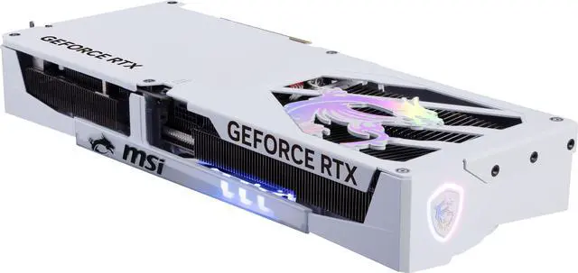 Alt view image 8 of 13 - MSI Gaming GeForce RTX 5070 Ti 16GB GDDR7 PCI Express 5.0 Graphics Card RTX 5070 Ti 16G GAMING TRIO OC WHITE