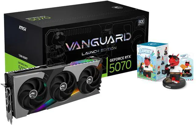 Alt view image 15 of 15 - MSI GeForce RTX 5070 12G VANGUARD SOC LAUNCH EDITION including Lucky Blind Box
