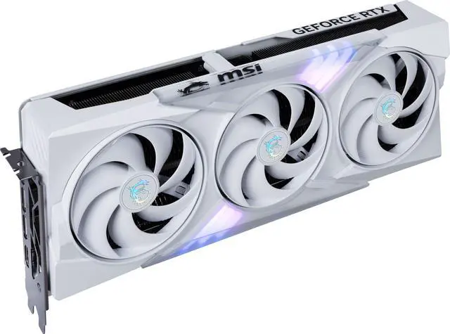 Alt view image 6 of 12 - MSI Gaming GeForce RTX 5070 12GB GDDR7 PCI Express 5.0 Graphics Card RTX 5070 12G GAMING TRIO OC WHITE