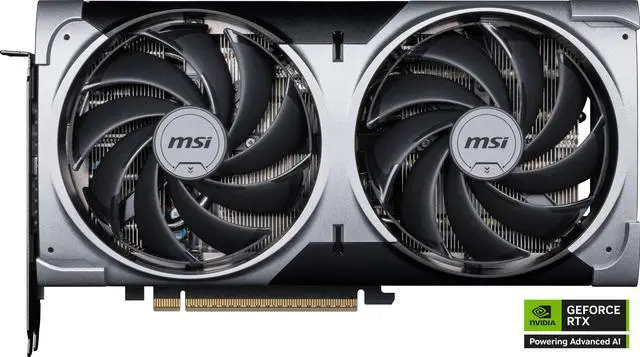 Alt view image 2 of 12 - MSI Ventus GeForce RTX 5070 12GB GDDR7 PCI Express 5.0 Graphics Card RTX 5070 12G VENTUS 2X OC