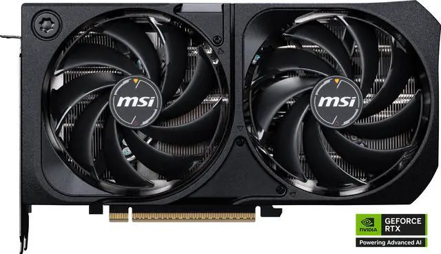 Alt view image 2 of 12 - MSI SHADOW GeForce RTX 5070 12GB GDDR7 PCI Express 5.0 Graphics Card RTX 5070 12G SHADOW 2X OC