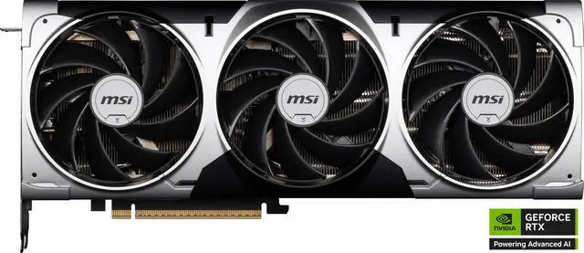 Alt view image 2 of 13 - MSI Ventus GeForce RTX 5080 16GB GDDR7 PCI Express 5.0 Graphics Card RTX 5080 16G VENTUS 3X