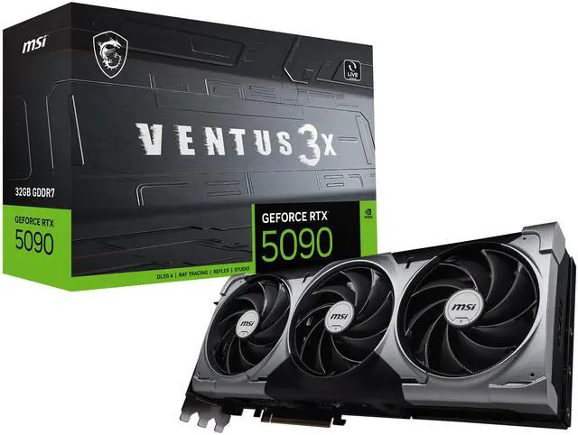 Alt view image 11 of 11 - MSI Ventus GeForce RTX 5090 32GB GDDR7 PCI Express 5.0 Graphics Card RTX 5090 32G VENTUS 3X