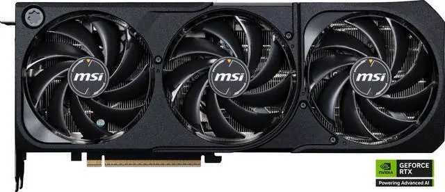 Alt view image 2 of 12 - MSI SHADOW GeForce RTX 5070 Ti 16GB GDDR7 PCI Express 5.0 Graphics Card RTX 5070 TI 16G SHADOW 3X