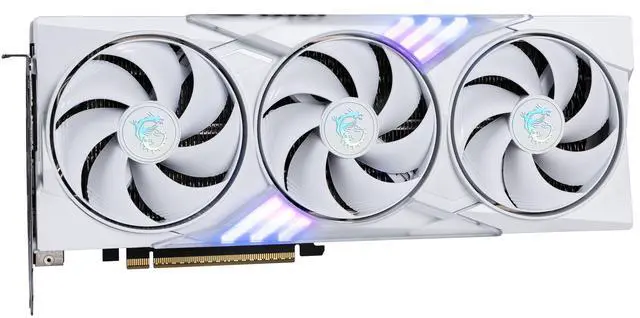 Alt view image 5 of 12 - MSI Gaming GeForce RTX 5060 Ti 16GB GDDR7 PCI Express 5.0 x 16 (use x8) Graphics Card RTX 5060 Ti 16G GAMING TRIO OC WHITE