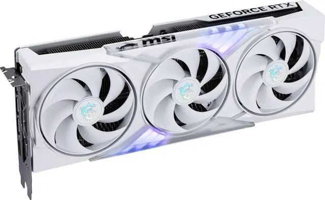 Alt view image 6 of 12 - MSI Gaming GeForce RTX 5060 Ti 16GB GDDR7 PCI Express 5.0 x 16 (use x8) Graphics Card RTX 5060 Ti 16G GAMING TRIO OC WHITE